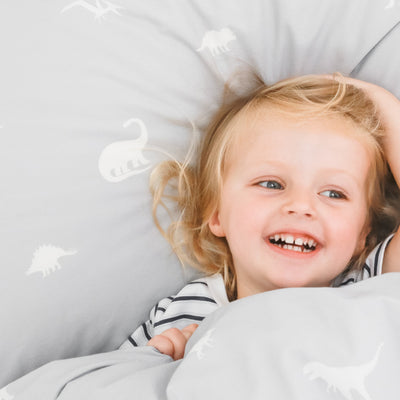 Dinosaurs Pillowcase Cot Bed - Addie and Harry
