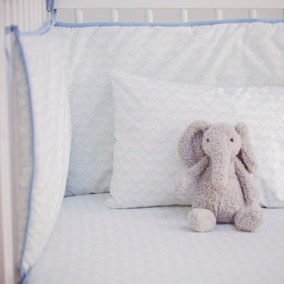 Elephants Cot Fitted Sheet - Addie and Harry
