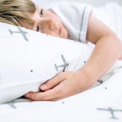 Mini Planes Pillowcase - Addie and Harry