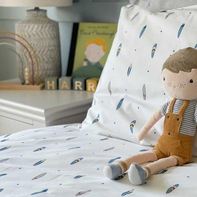 Mini Surfer Fitted Sheet - Addie and Harry