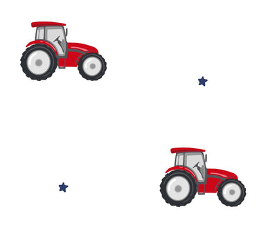 Mini Tractors Wall Sticker Set - Addie and Harry